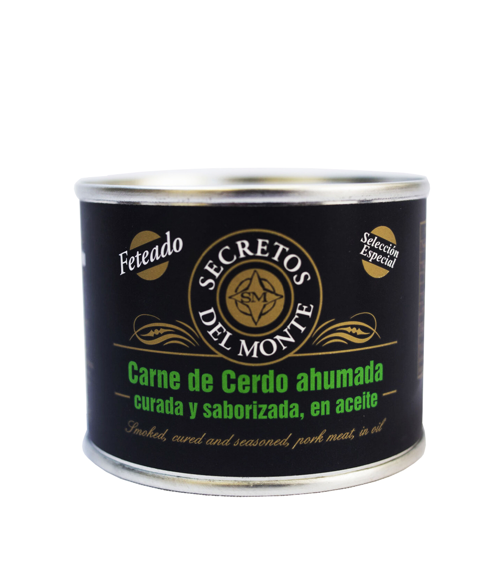 SECRETOS DEL MONTE CERDO AHUMADO LATA X 175 GRS
