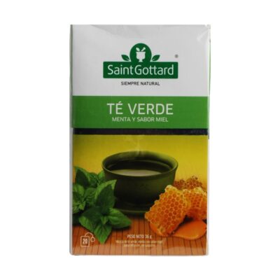 Te Saint Gottard Verde Menta/miel x 20 Saq.