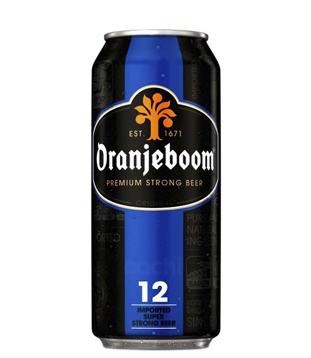 C. ORANJEBOOM SUPER STRONG LATA 12 X 500 CC