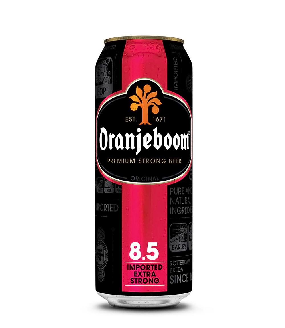 C. ORANJEBOOM EXTRA STRONG LATA 8.5 X 500 CC